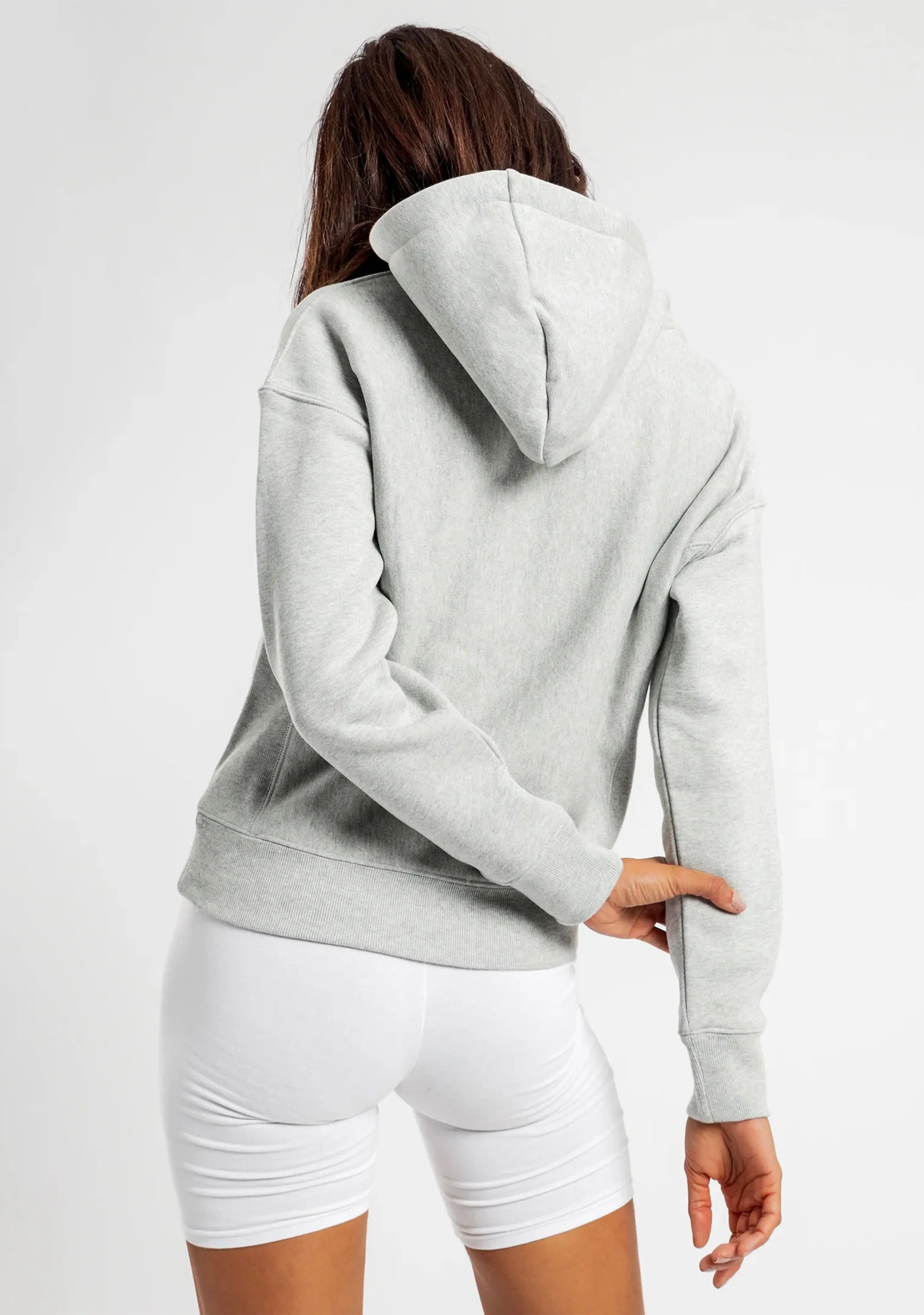 Champion Women’s Reverse Weave C Logo Regular Fit Hoodie Grau