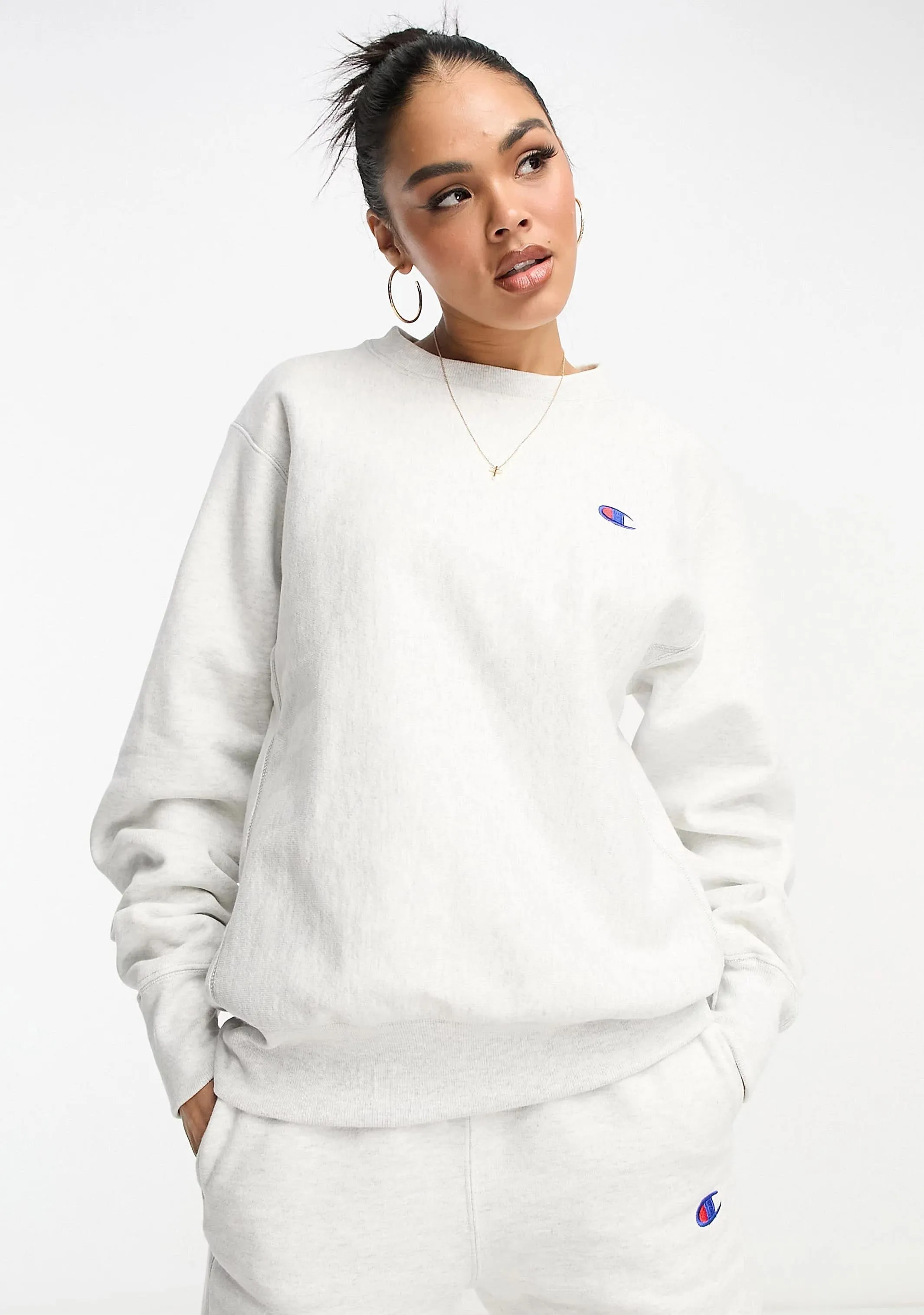 Champion Damen Reverse Weave Übergroßes Crew <BR> CTGDA1 429