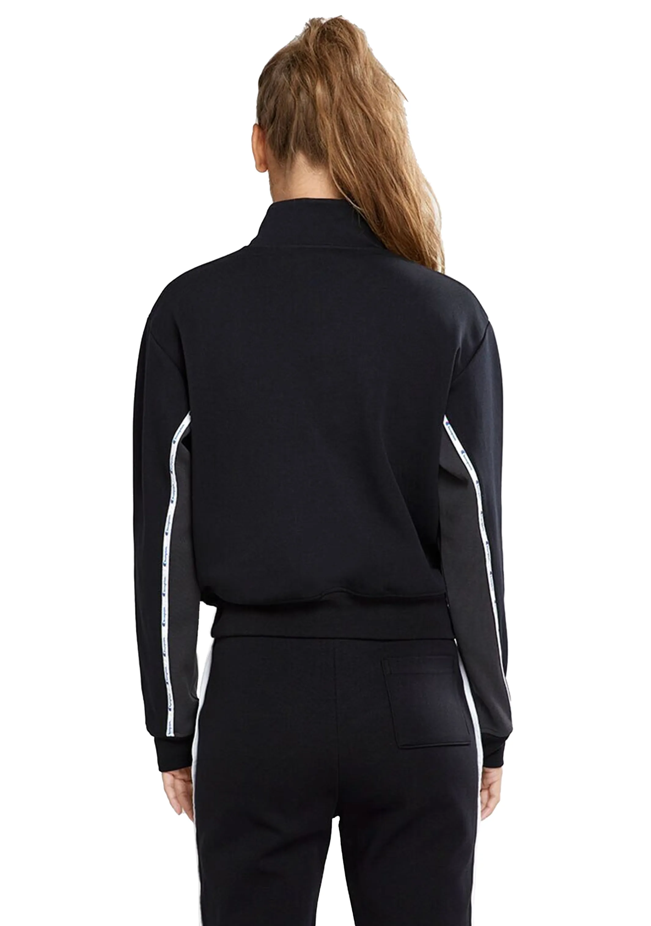 Champion Damen Rochester Viertelzip-Pullover <br> CTMTN Schwarz