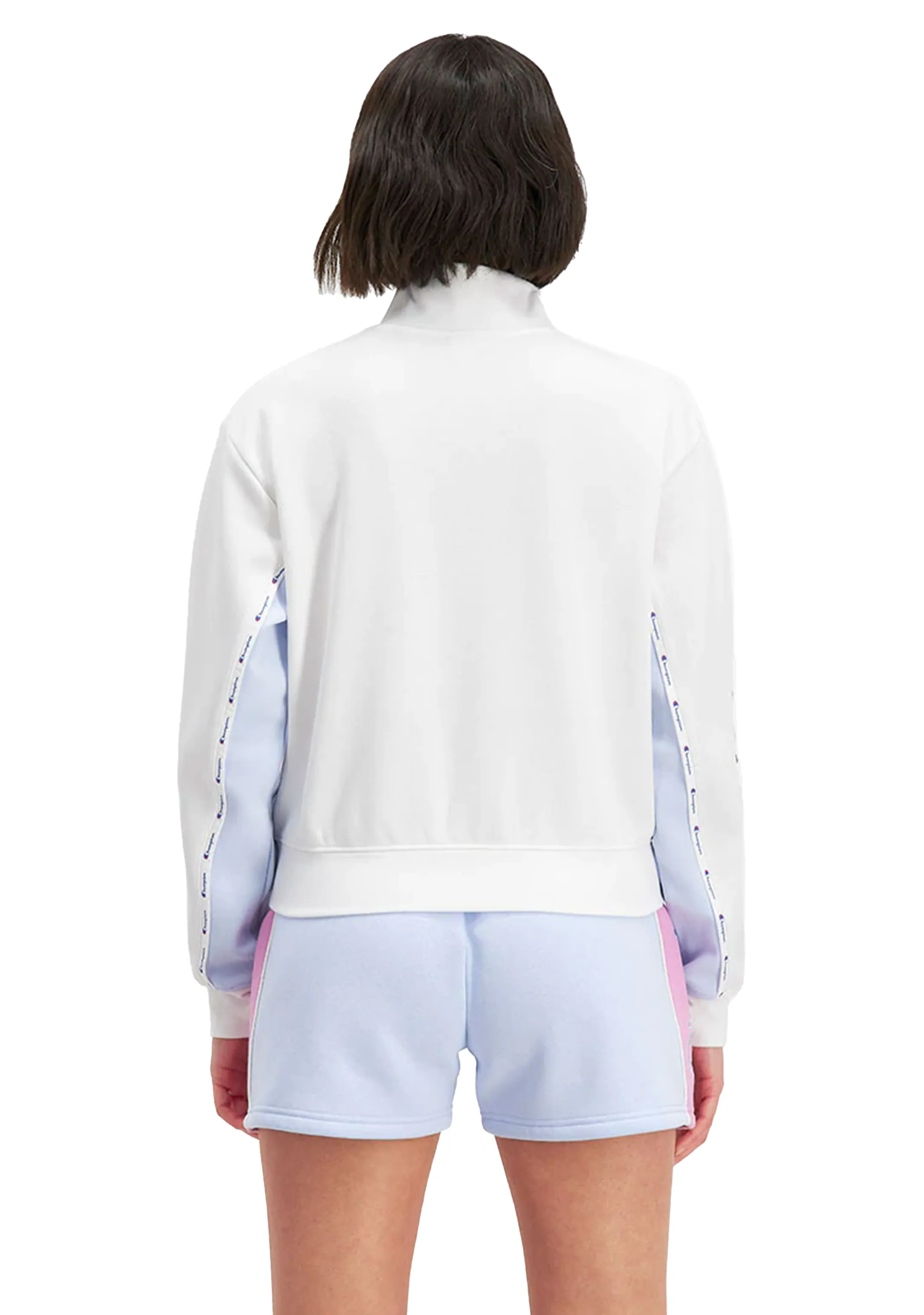 Champion Damen Rochester Viertelzip Pullover <br> CTMTN WEIß