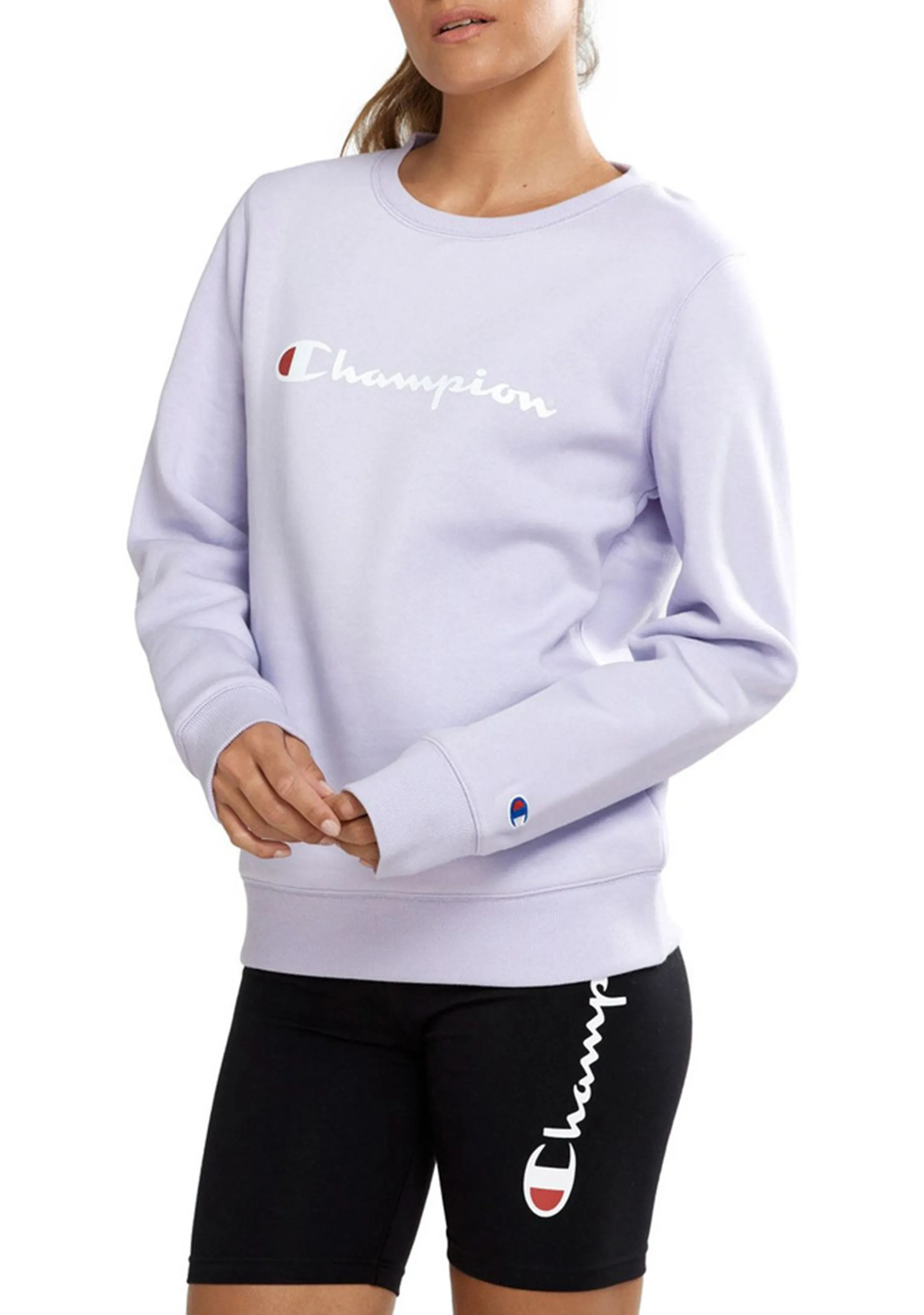 Champion Damen Script Crew <BR> CWFYN XMC