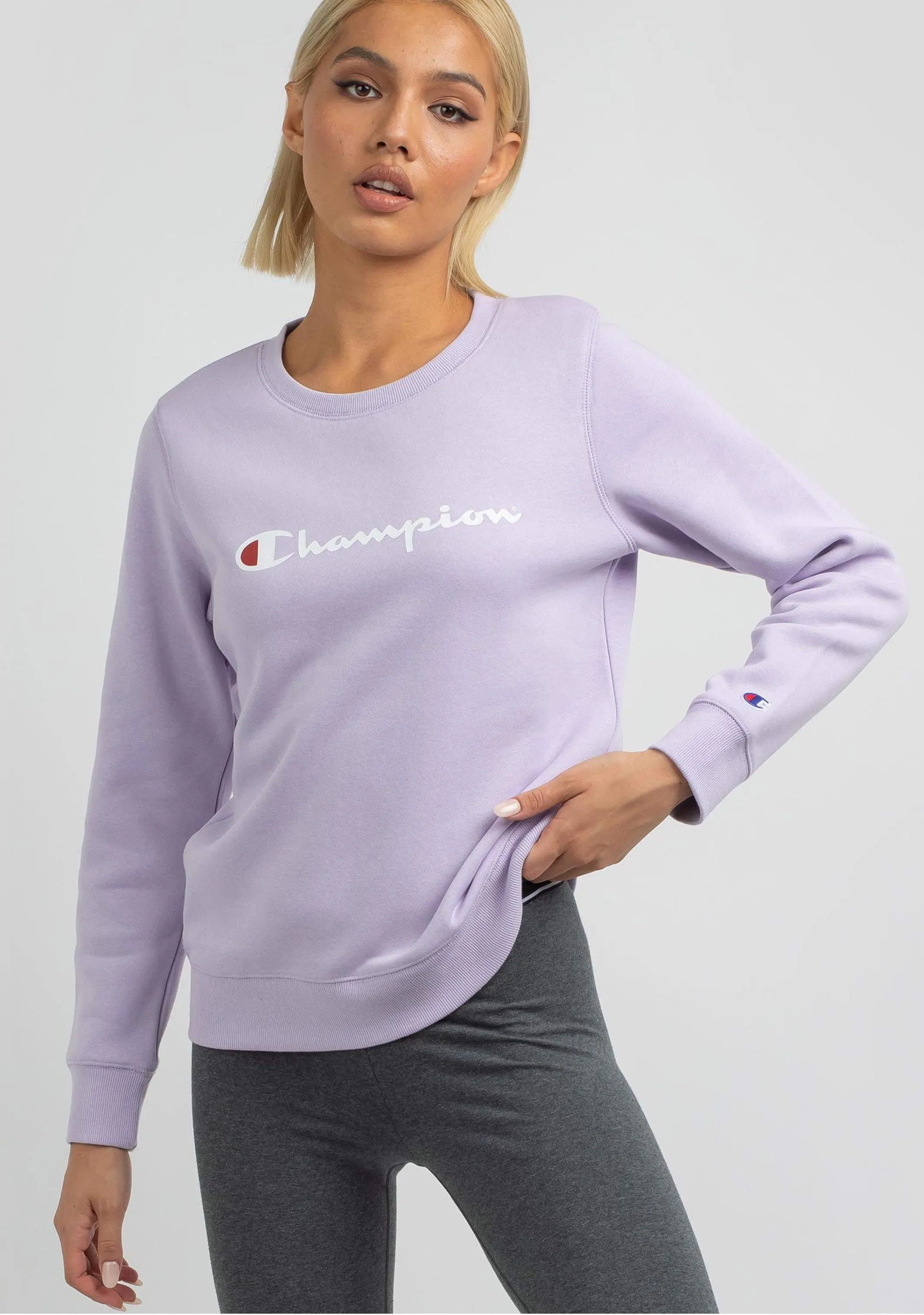 Champion Damen Script Crew <BR> CWFYN XMC