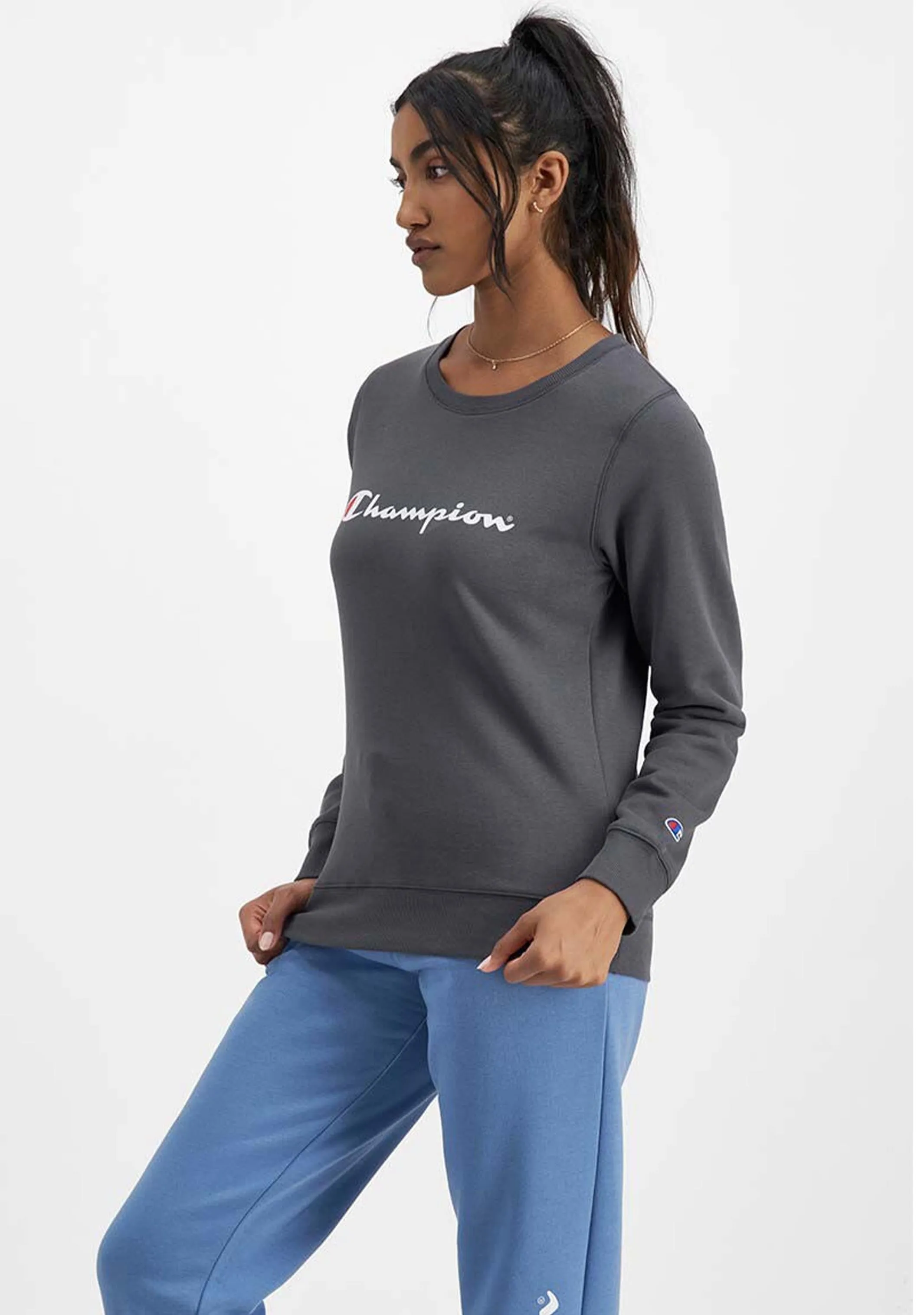 Champion Damen Script Crew <br> CWFYN XTG