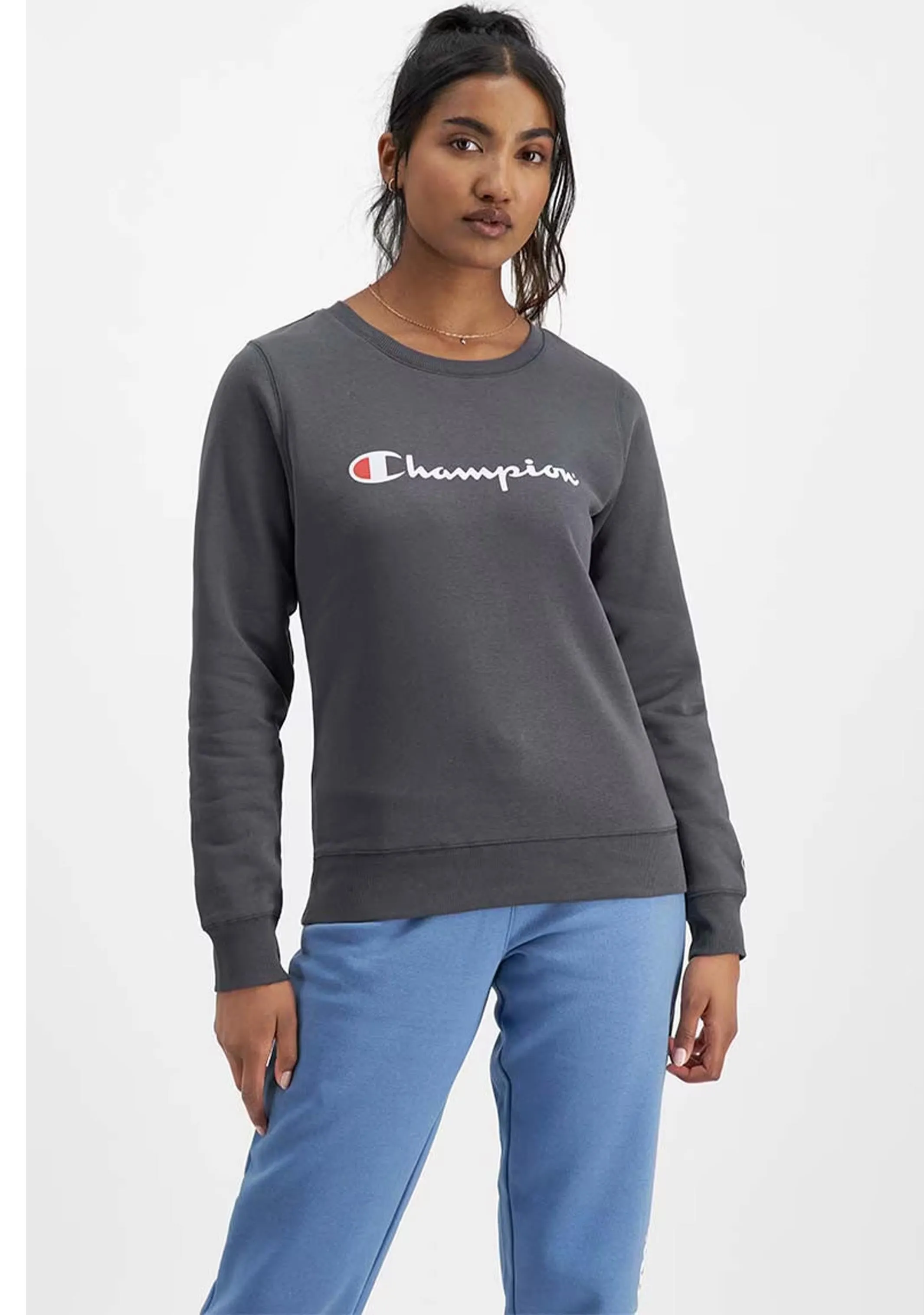 Champion Damen Script Crew <br> CWFYN XTG