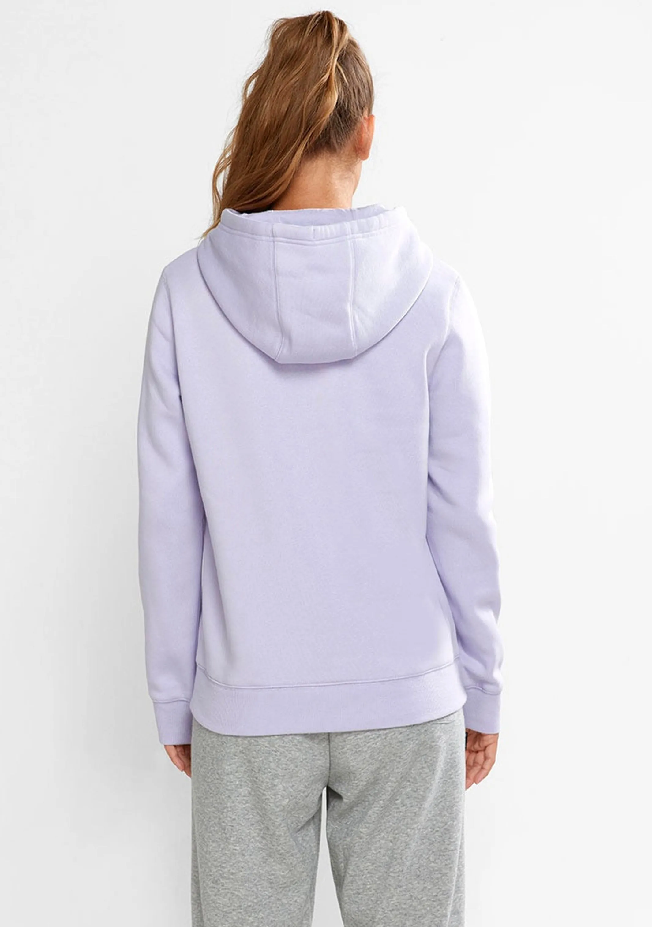 Champion Damen Script Logo Hoodie Lila