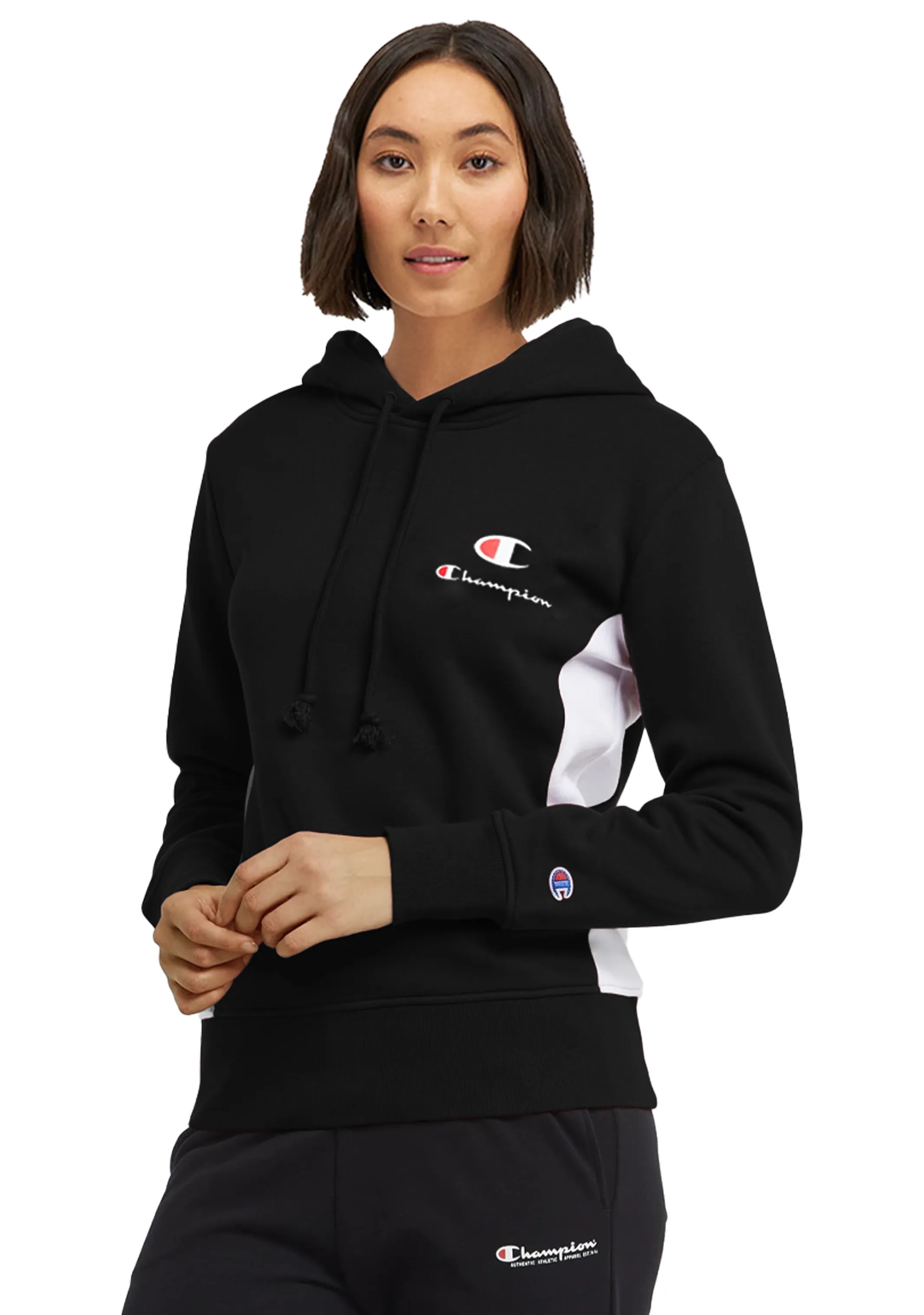 Champion Damen SPS Panel Hoodie <br> CTN3N BAW