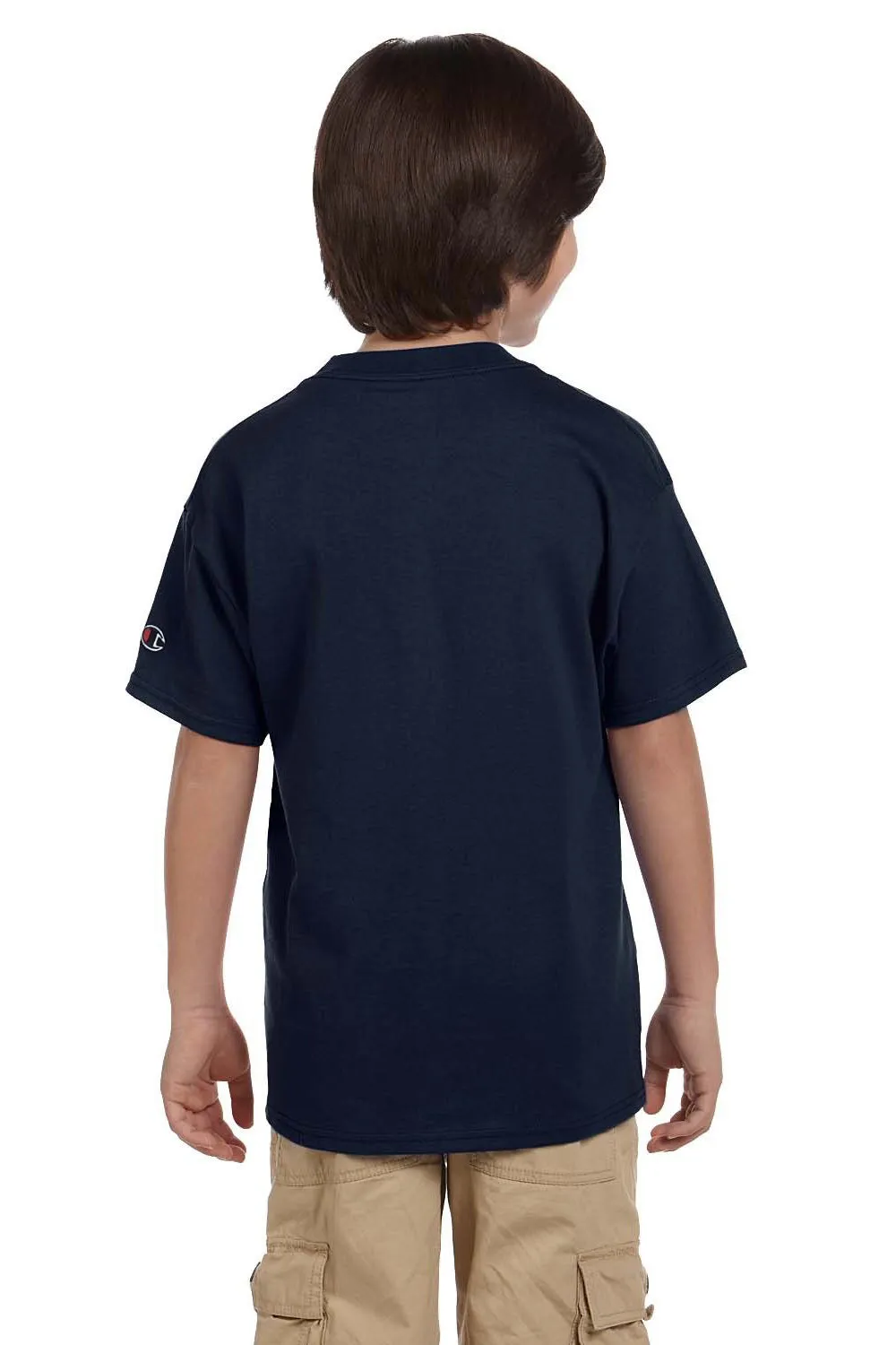 Champion Jugend Kurzarm Rundhals T-Shirt - Marineblau