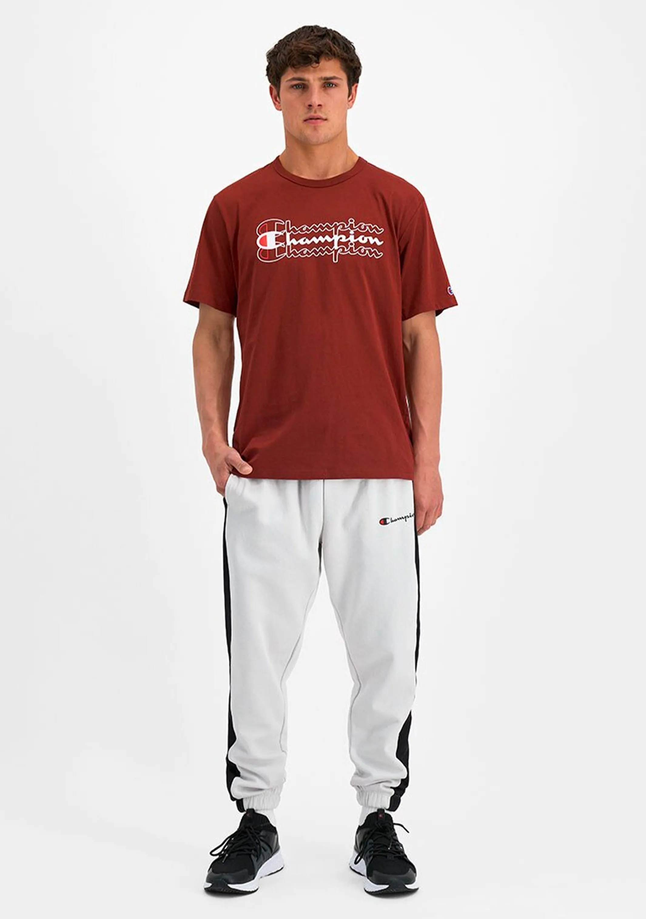 Champions Herren T-Shirt mit Grafikdruck