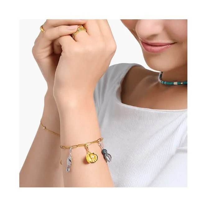 Charm Club Blauer Oktopus Anhänger 1890-644-1 Thomas Sabo Sammelanhänger