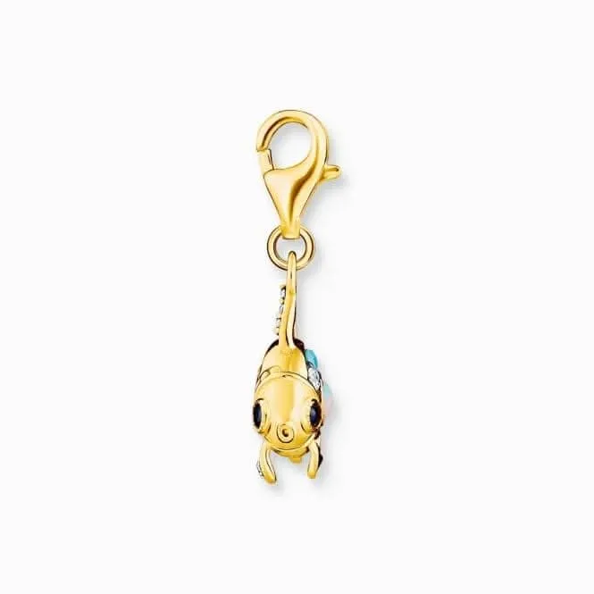 Charm Club Goldbeschichtetes Mehrfarbiges Fisch-Charm 1921-959-7 Thomas Sabo Sammel-Charms