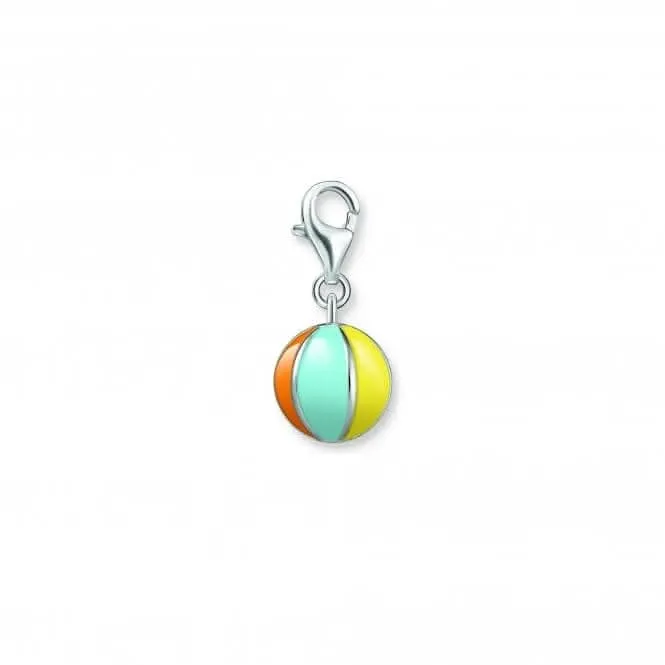 Charmista Mehrfarbiger Kaltemaille-Strandball-Anhänger 2004-041-7 Thomas Sabo Sammelbare Charms