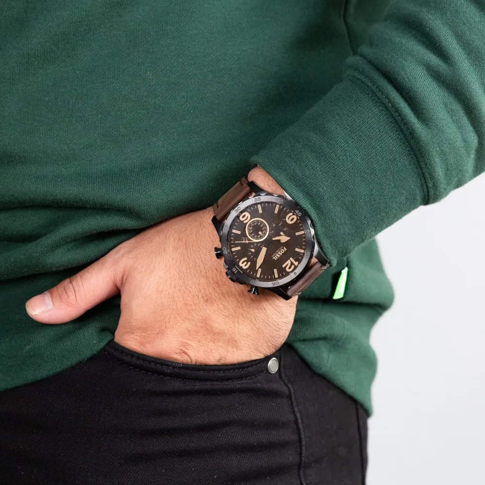 Chronograph Herrenuhren Fossil Nate JR1487 Chronograph