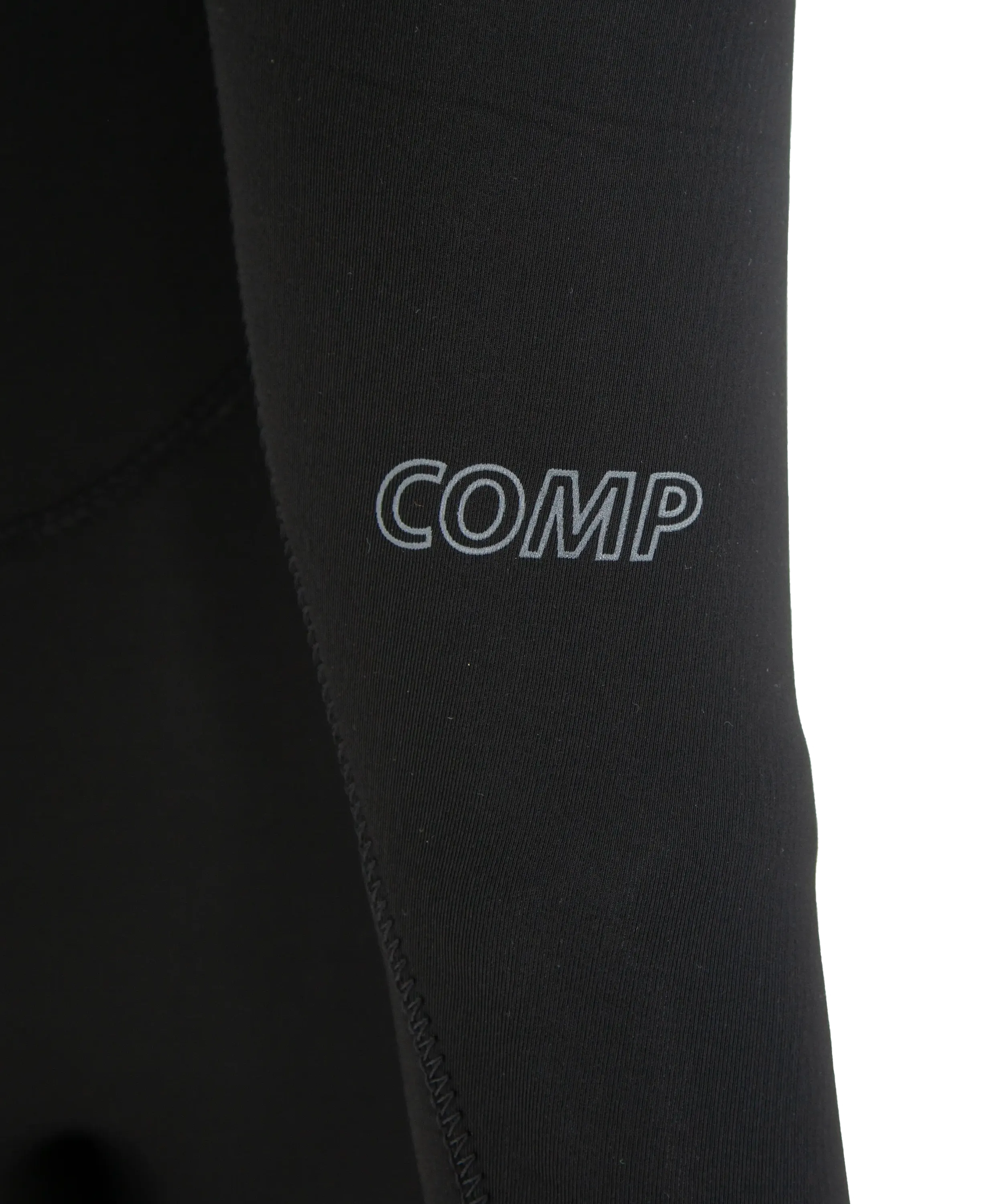 Comp 5/4mm Brustreißverschluss-Neoprenanzug in Schwarz/Schwarz
