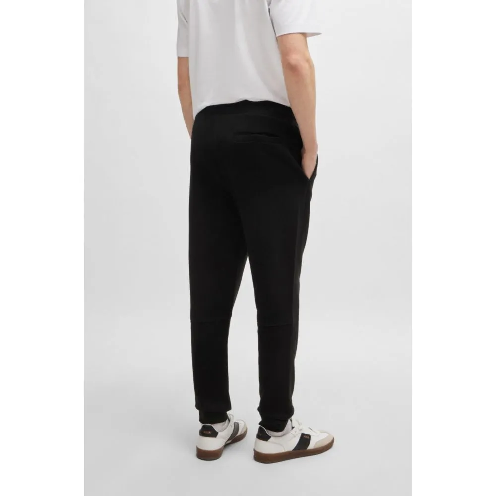 Baumwoll-Frottee-Jogginghose mit Logo-Patch