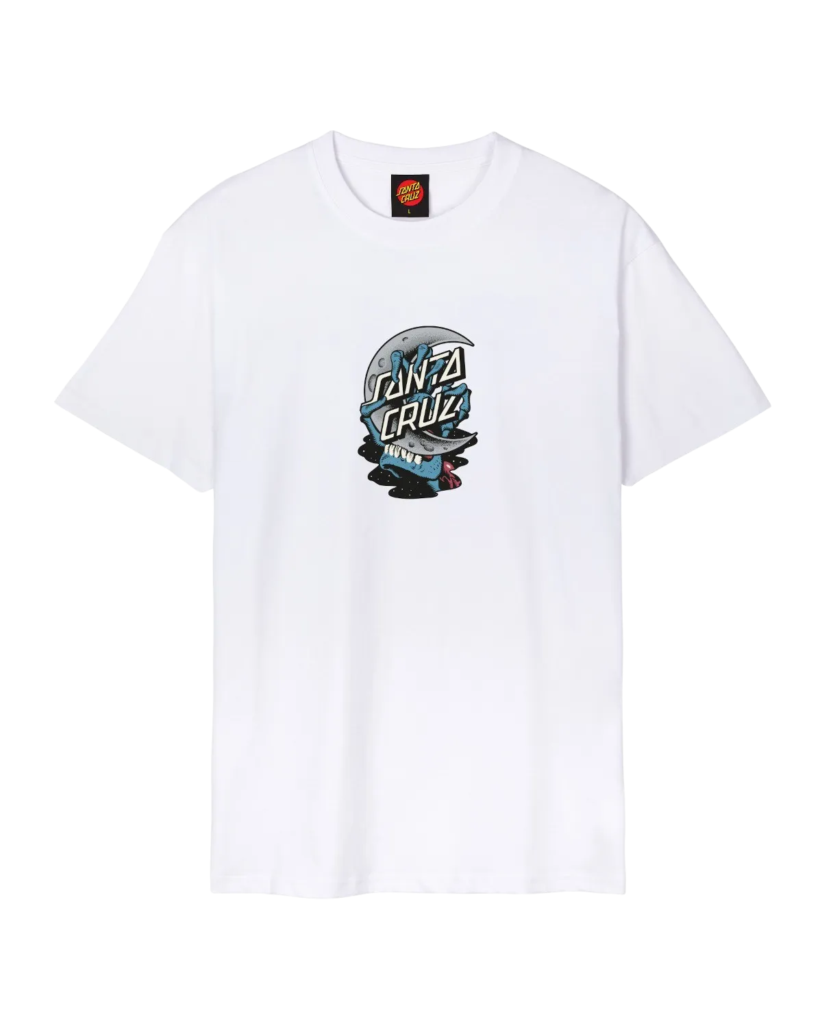 Crescent Bone Hand T-Shirt in Weiß