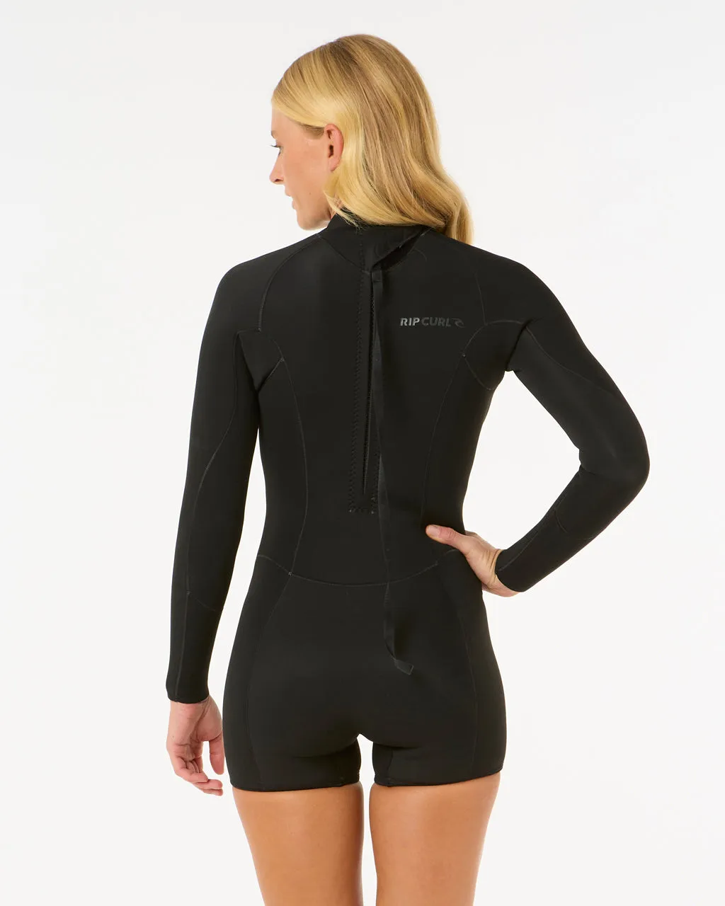 Dawn Patrol 2mm Langarm-Frühjahrs-Neoprenanzug in Schwarz
