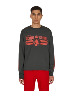 Death Spiral Langarm T-Shirt Schwarz