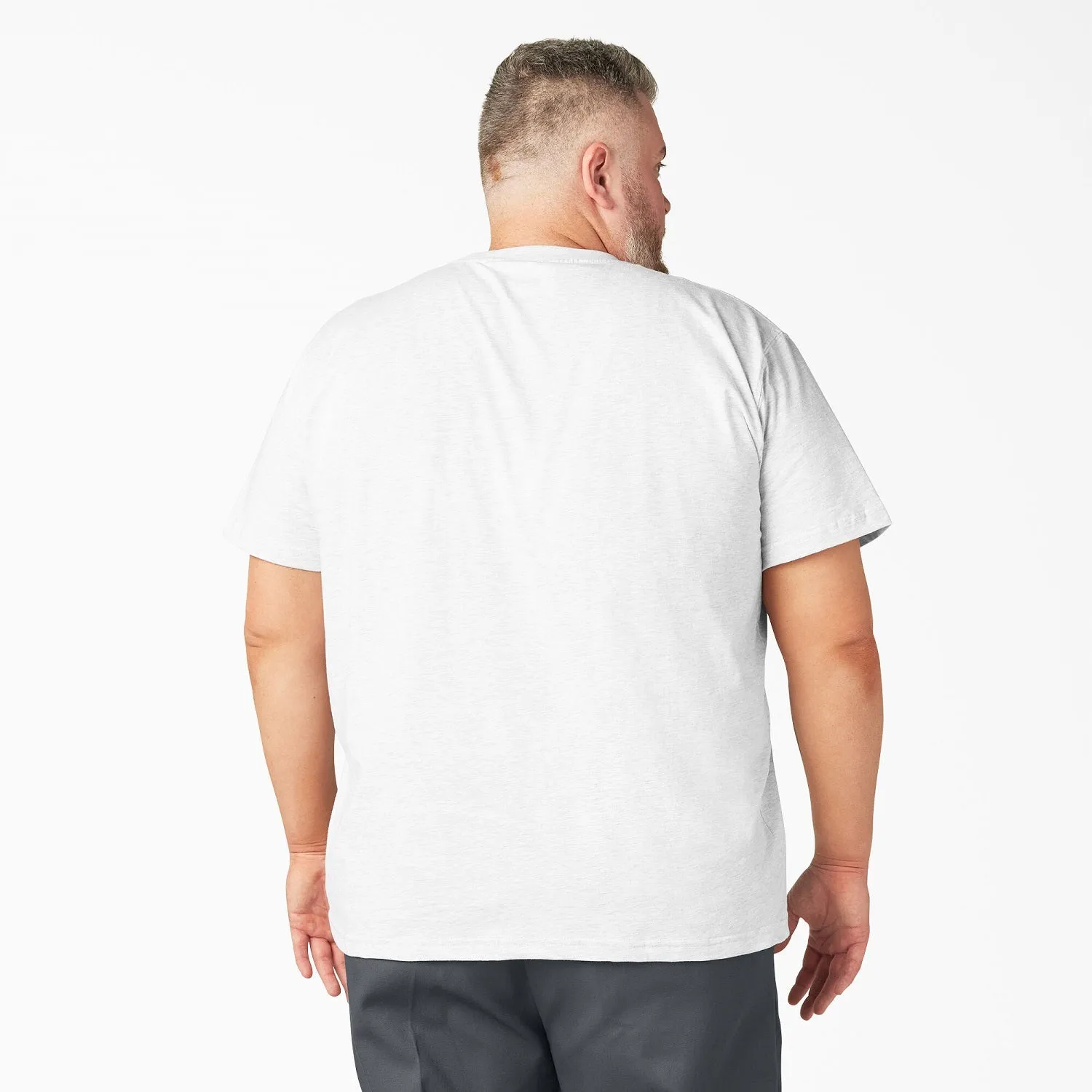 Dickies Herren Schweres Kurzarm T-Shirt mit Tasche_Aschgrau Dickies Kleidung