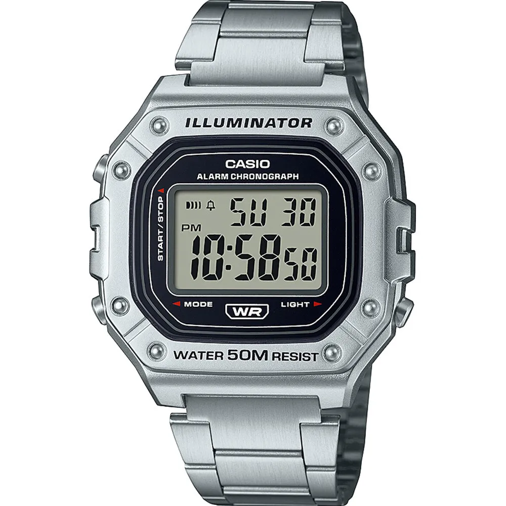 Digitale Herrenuhren Casio W218HD-1 Digital