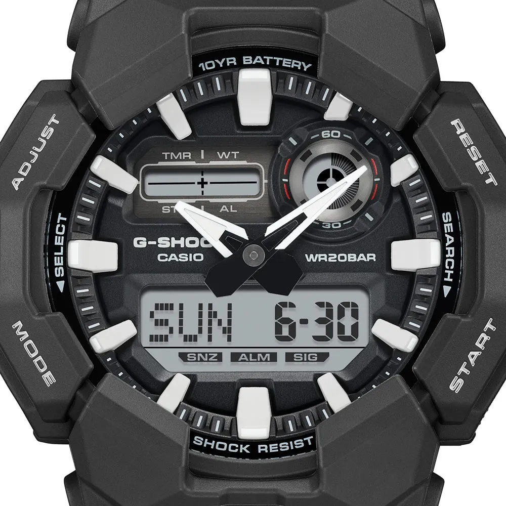 Digitale Herrenuhren G-Shock GA010-1A Robuste Combi-Uhr