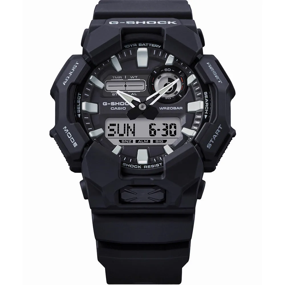 Digitale Herrenuhren G-Shock GA010-1A Robuste Combi-Uhr