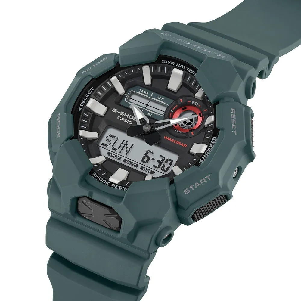 Digitale Herrenuhren G-Shock GA010-2A Robustes Combi-Armband