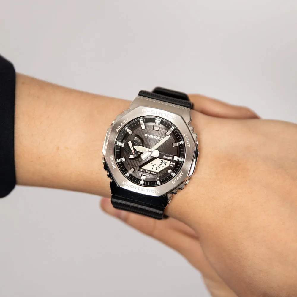 Digitale Herrenuhren G-Shock GBM2100-1A Metallgehäuse mit Bluetooth 'CasiOak'