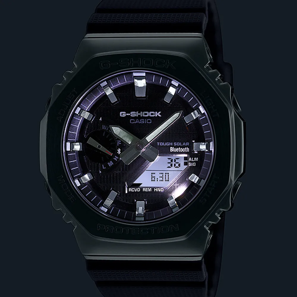 Digitale Herrenuhren G-Shock GBM2100-1A Metallgehäuse mit Bluetooth 'CasiOak'