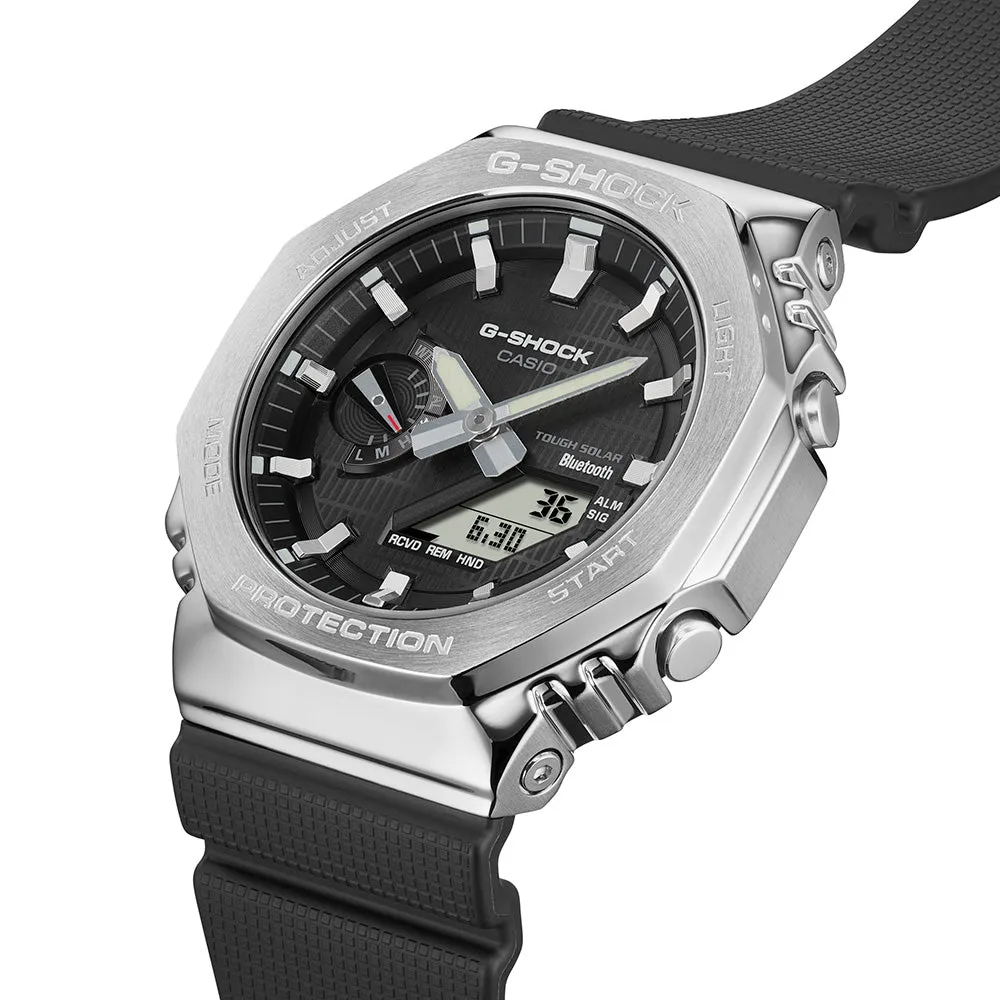 Digitale Herrenuhren G-Shock GBM2100-1A Metallgehäuse mit Bluetooth 'CasiOak'