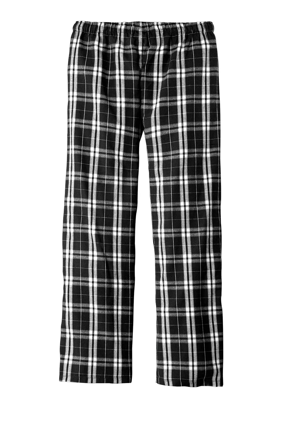 District Herren Flanell Karo Haushose - Schwarz
