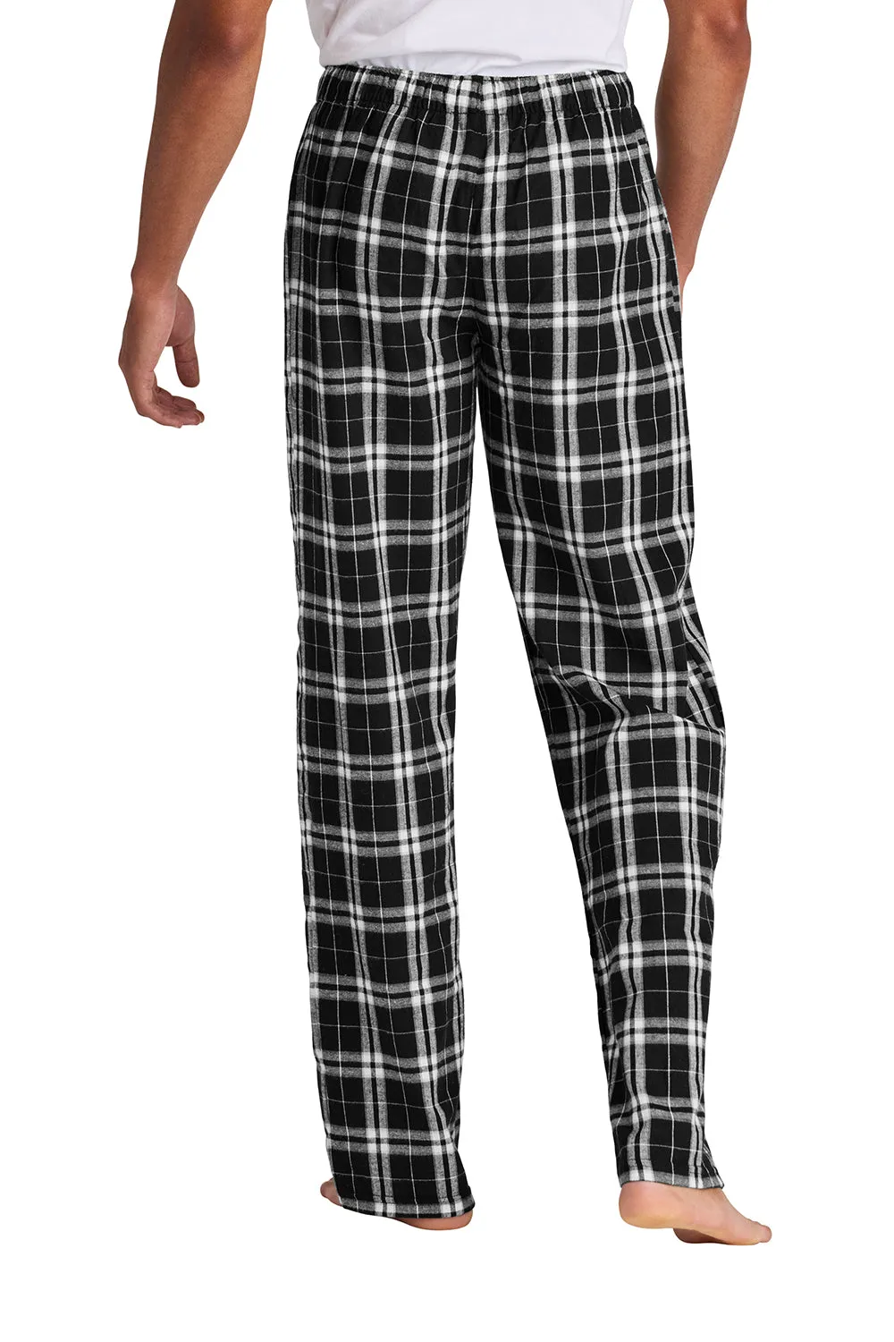 District Herren Flanell Karo Haushose - Schwarz