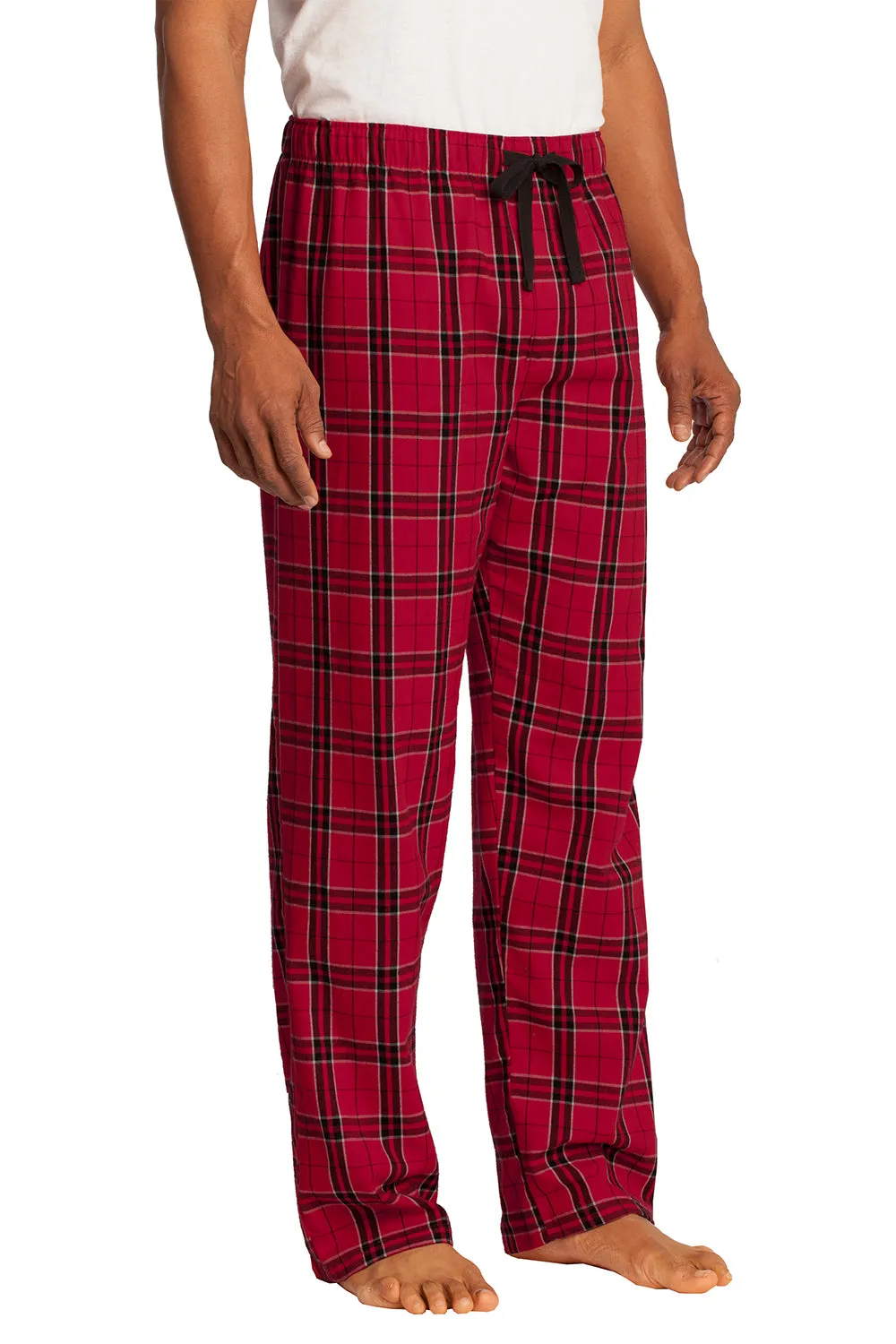 District Herren Flanell Karo Haushose - Neu Rot