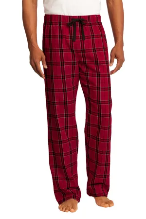 District Herren Flanell Karo Haushose - Neu Rot