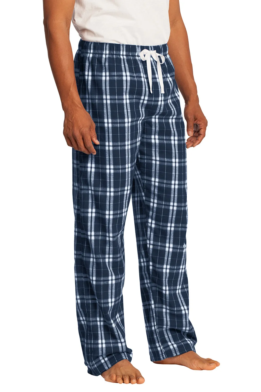 District Herren Flanell Karo Haushose - Echt Marineblau
