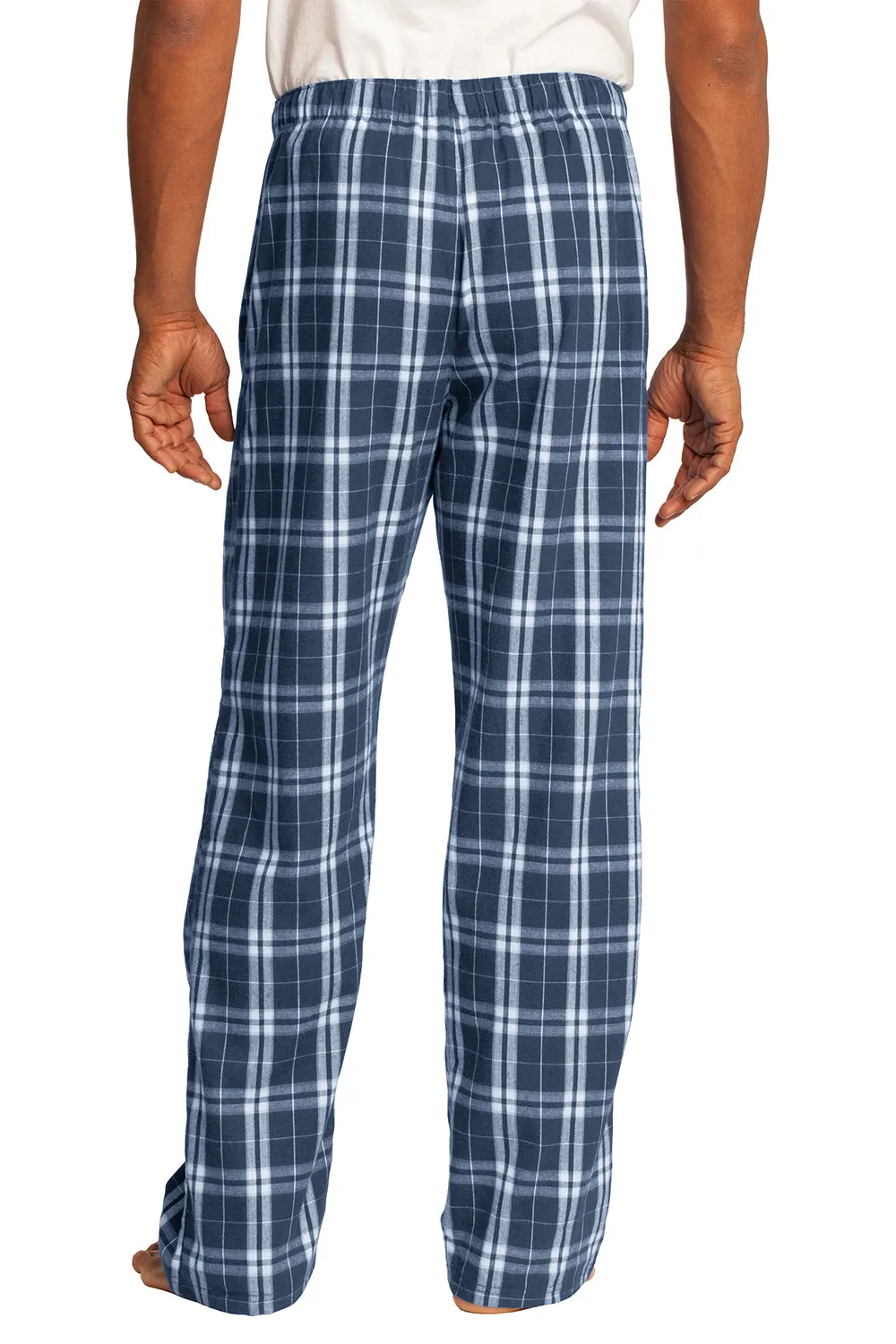 District Herren Flanell Karo Haushose - Echt Marineblau