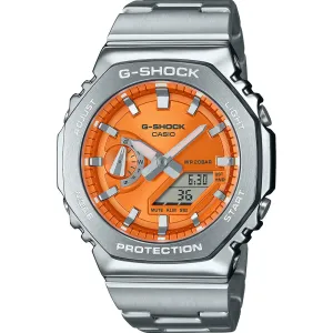 Taucheruhren für Herren G-Shock GM2110D-4A G-Steel Metallgehäuse 'CasiOak'