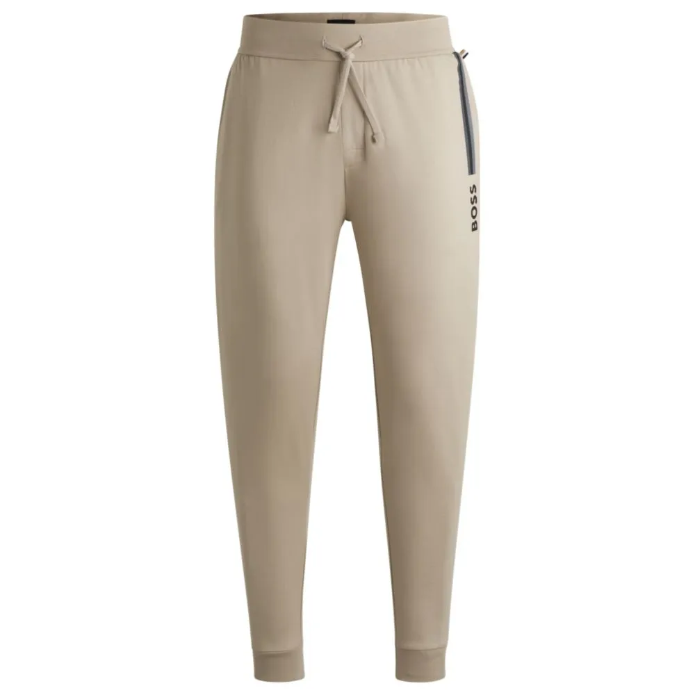 Jogginghose mit Zugband aus Baumwoll-Frottier und Logo-Print