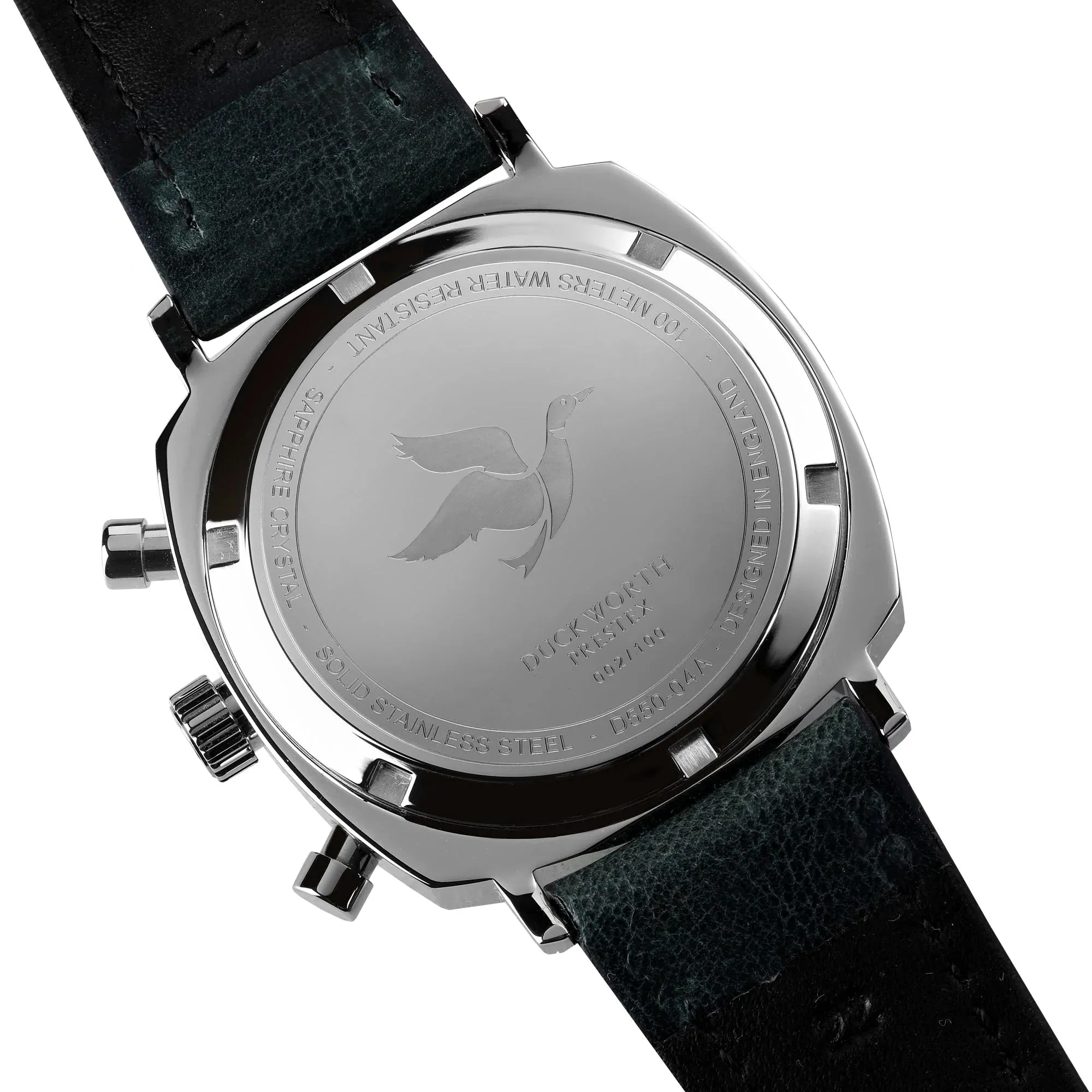 Duckworth Prestex Uhren Duckworth Prestex 42 Grünes Sonnenstrahl-Mesh-Armband