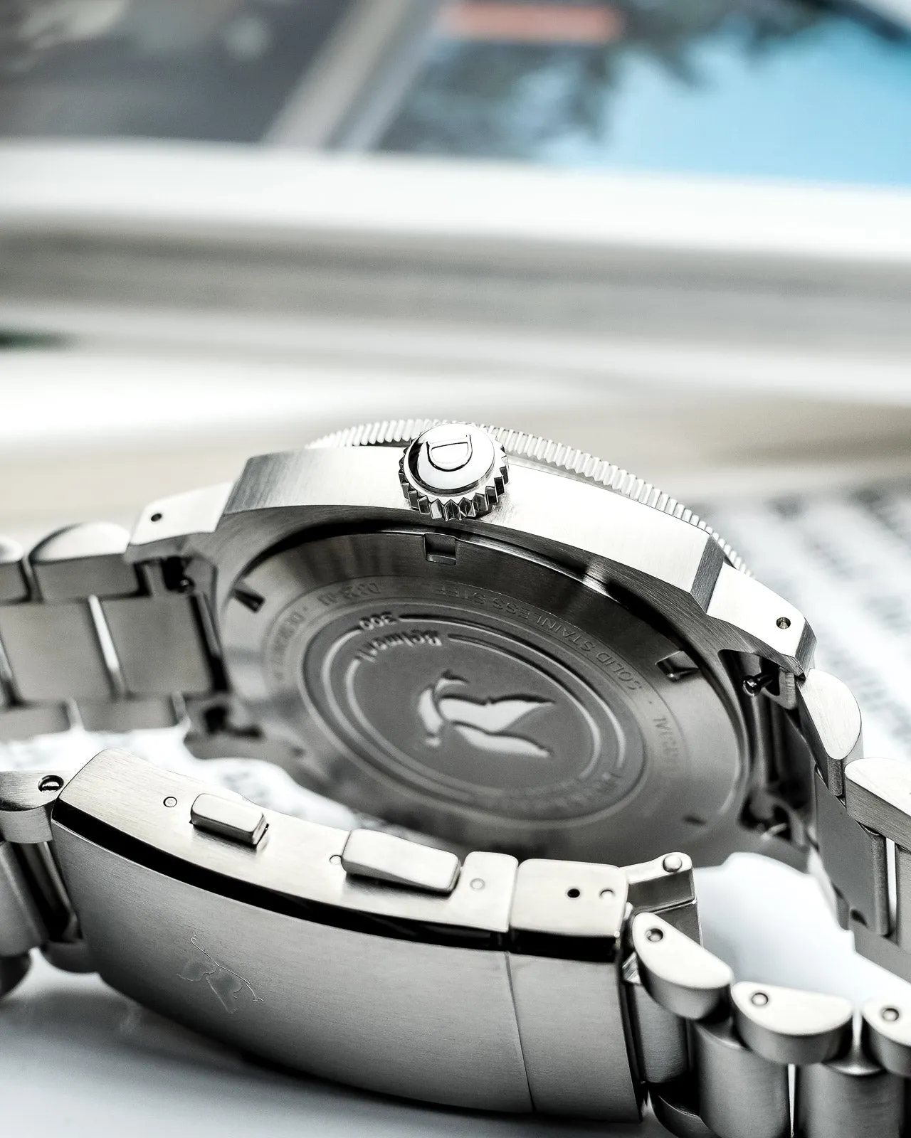 Duckworth Prestex Uhren Duckworth Prestex Belmont Taucheruhr mit grünem Armband
