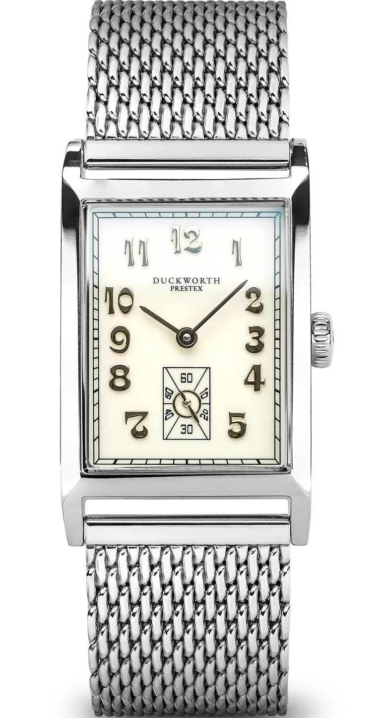 Duckworth Prestex Uhren Duckworth Prestex Centenary Crean Mesh Armbanduhr
