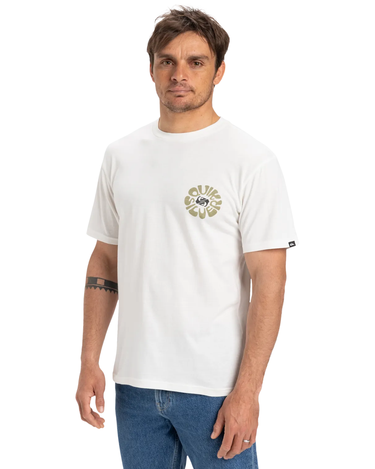 EVO Roads End T-Shirt in Schneeweiß