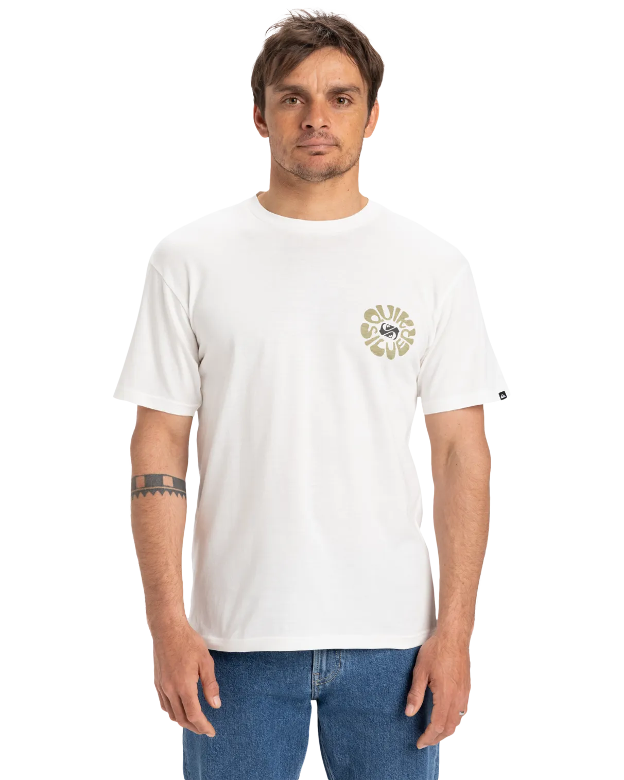 EVO Roads End T-Shirt in Schneeweiß
