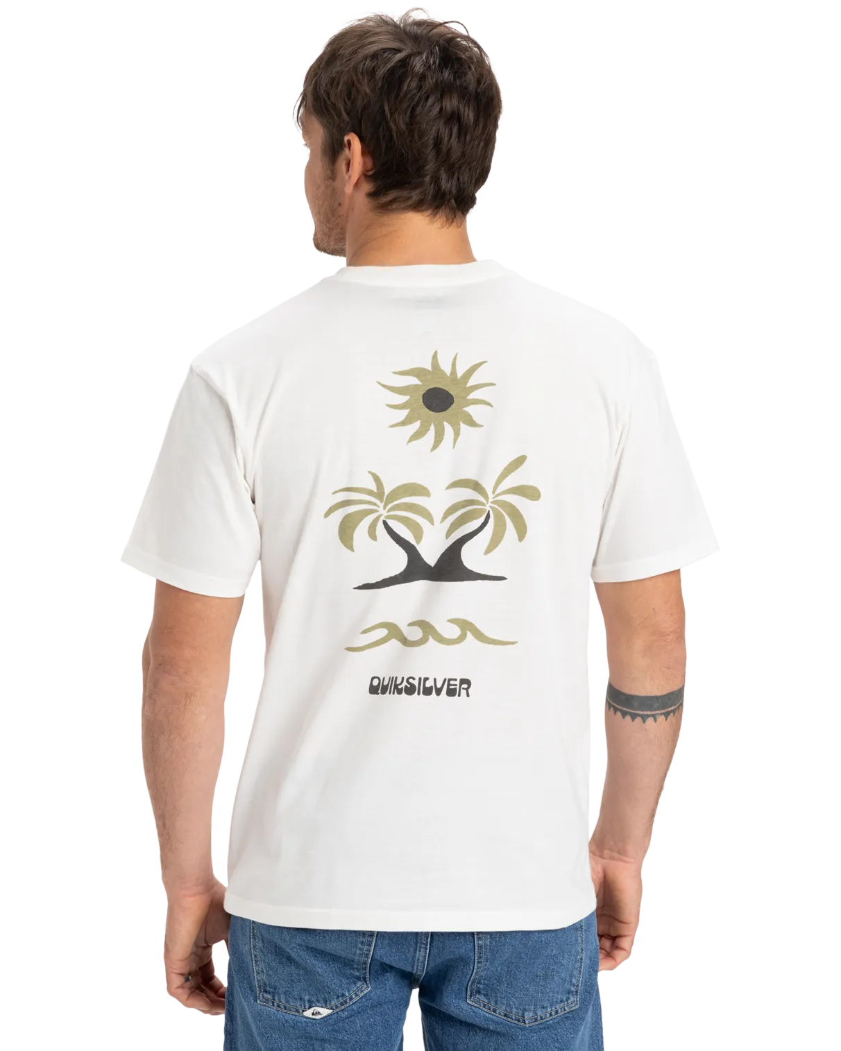 EVO Roads End T-Shirt in Schneeweiß