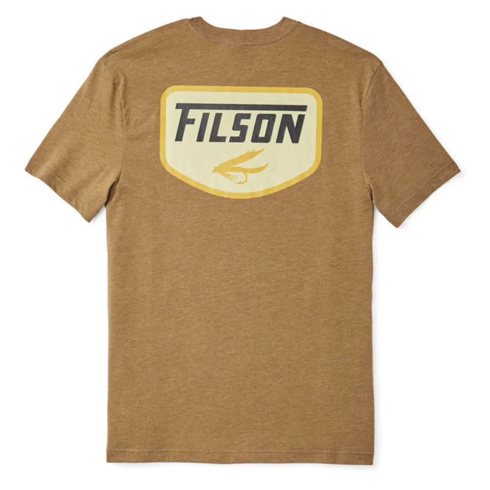 Filson Buckshot Fliegenfischen T-Shirt Olive / Grau Meliert