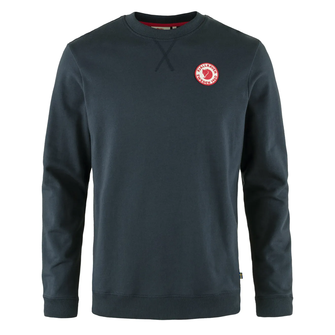 Fjallraven 1960 Logo Abzeichen Pullover Dunkelblau