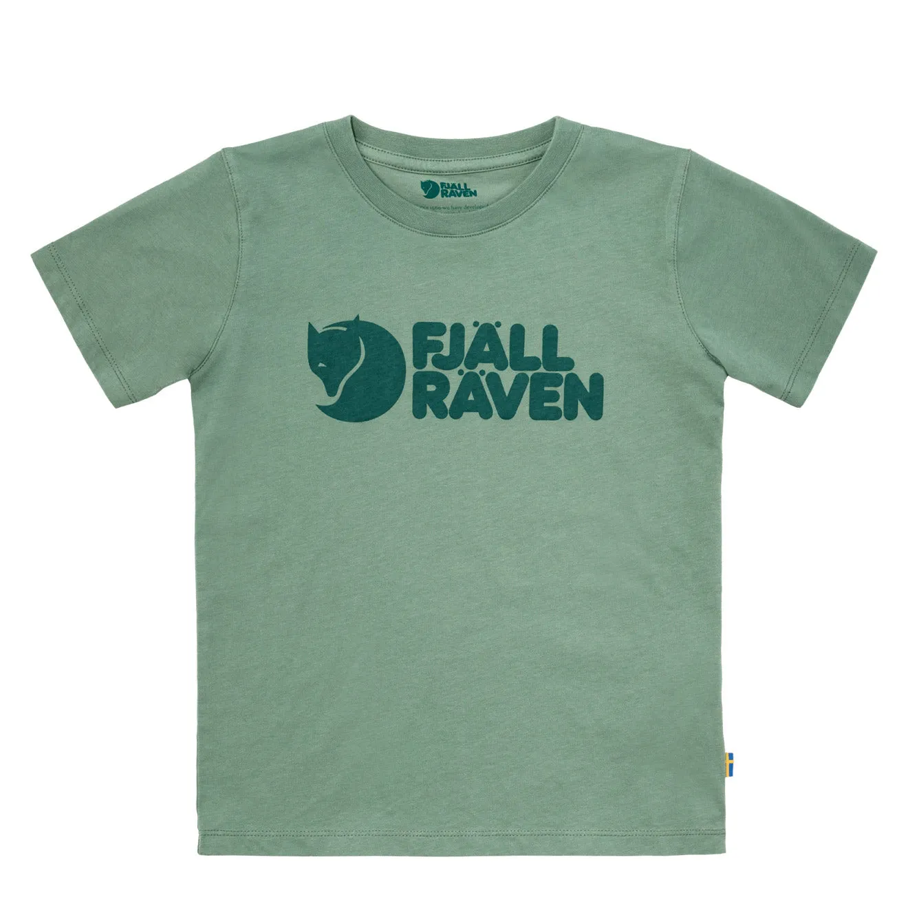 Fjallraven Kids Fjallraven Logo T-Shirt Patina Grün