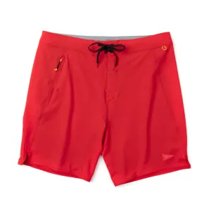 Florence Marine X Standard Issue Boardshorts-Rennrot