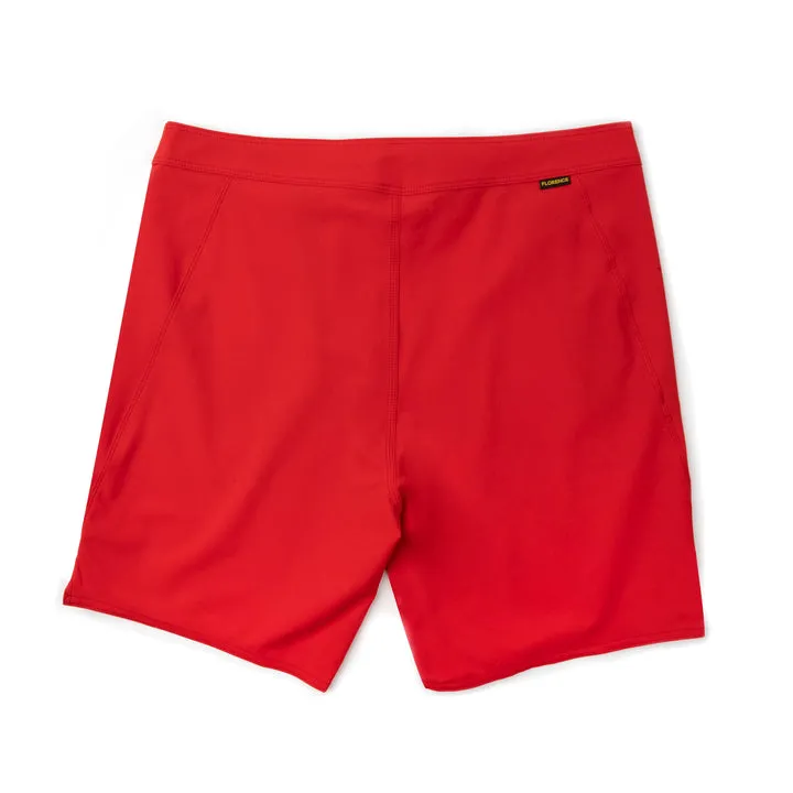 Florence Marine X Standard Issue Boardshorts-Rennrot