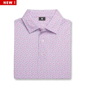 FootJoy Herren Polo mit Blumenmuster