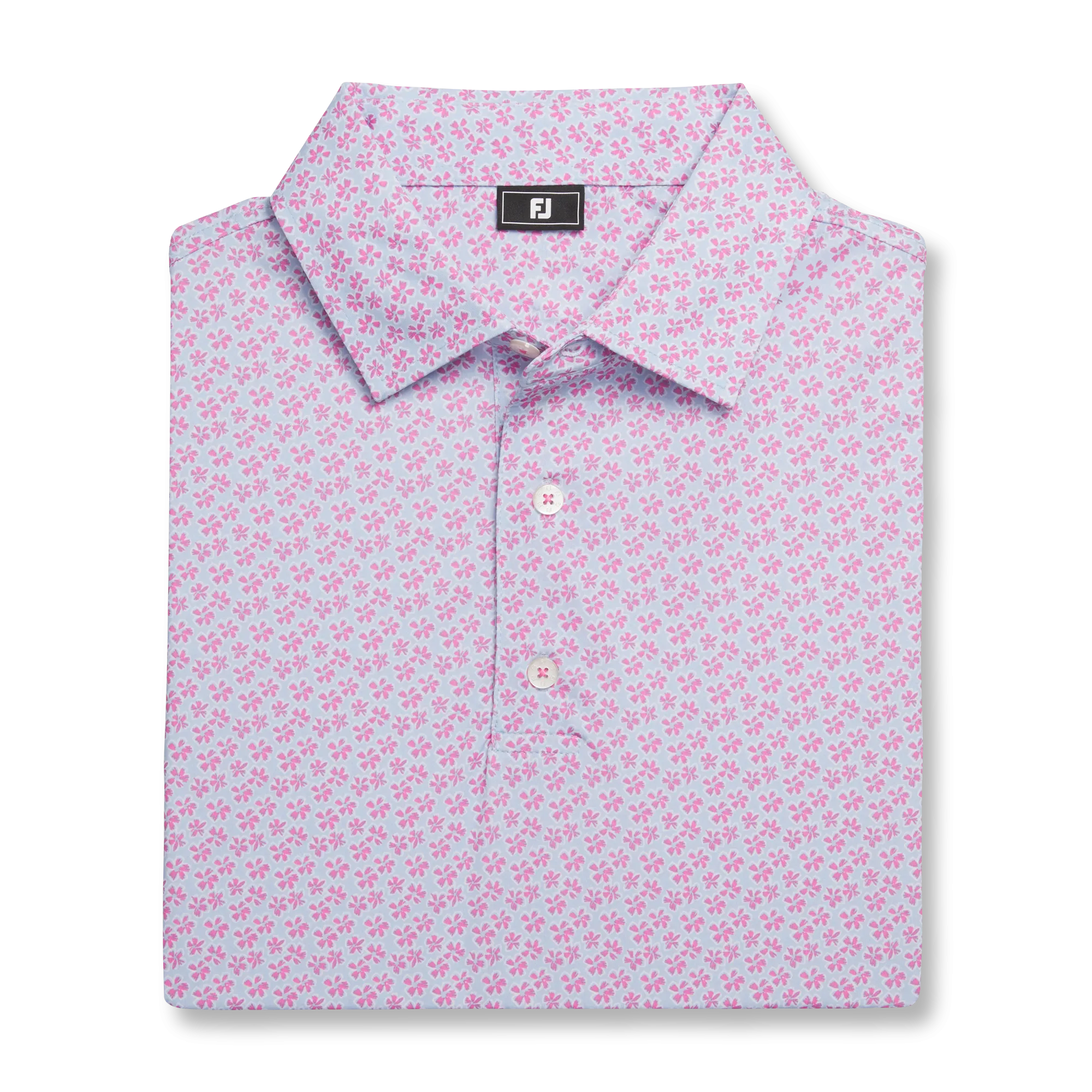 FootJoy Herren Polo mit Blumenmuster